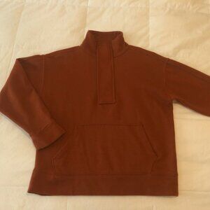 A New Day Terra Cotta Pullover with zipper